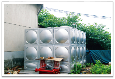 生产消防安全配备的40吨消防水箱