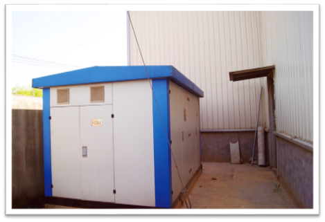 公司生产专用的630KVA专有变压器